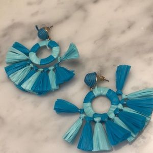 Fun blue earrings